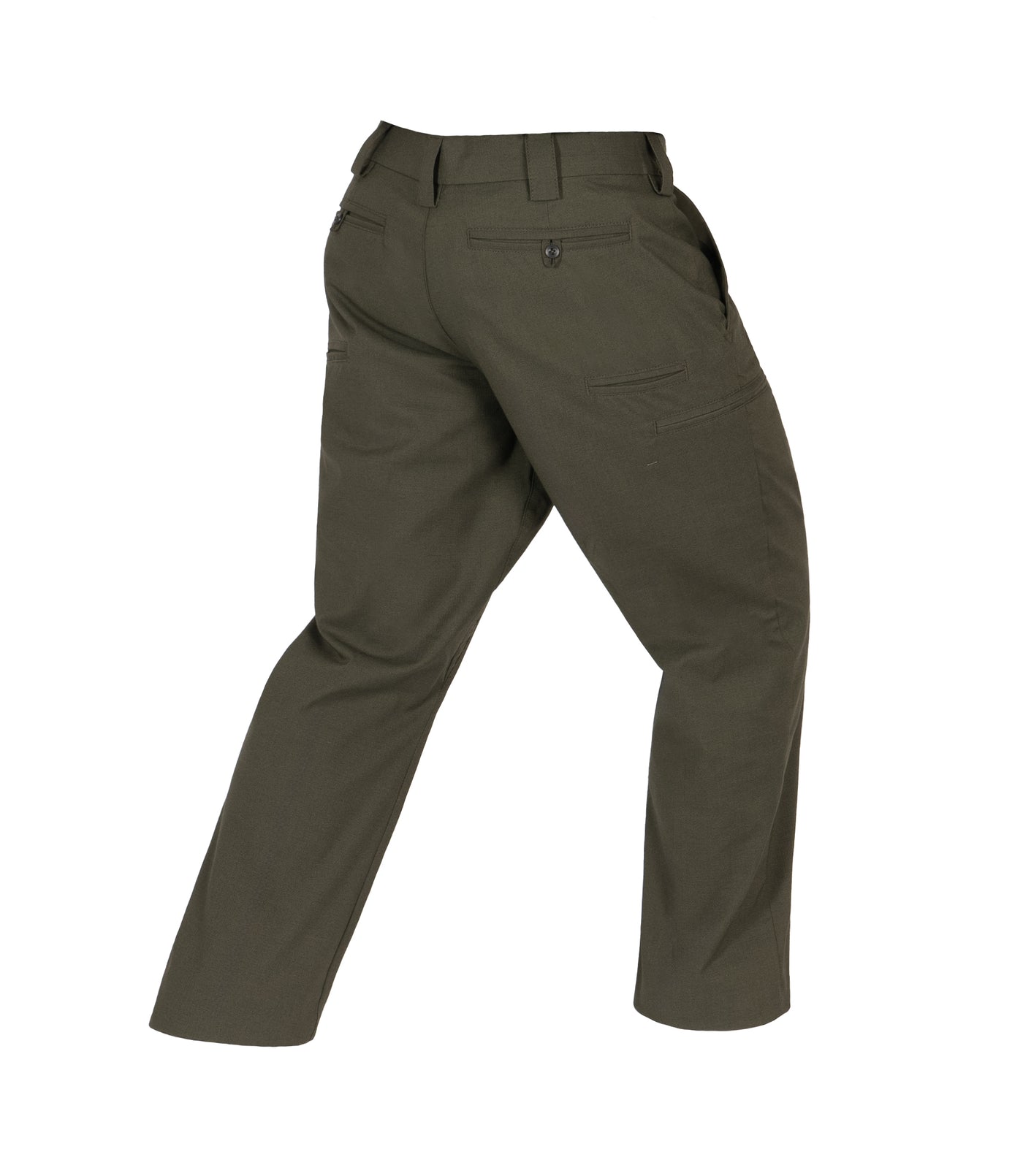 Back Ghosted View of Men's V2 PRO DUTY 6 Pocket Pant with SAP in OD Green