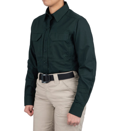 Women's V2 Tactical Long Sleeve Shirt - Kodiak Brown