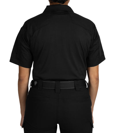 Back of Women's V2 Responder SS Shirt in Black