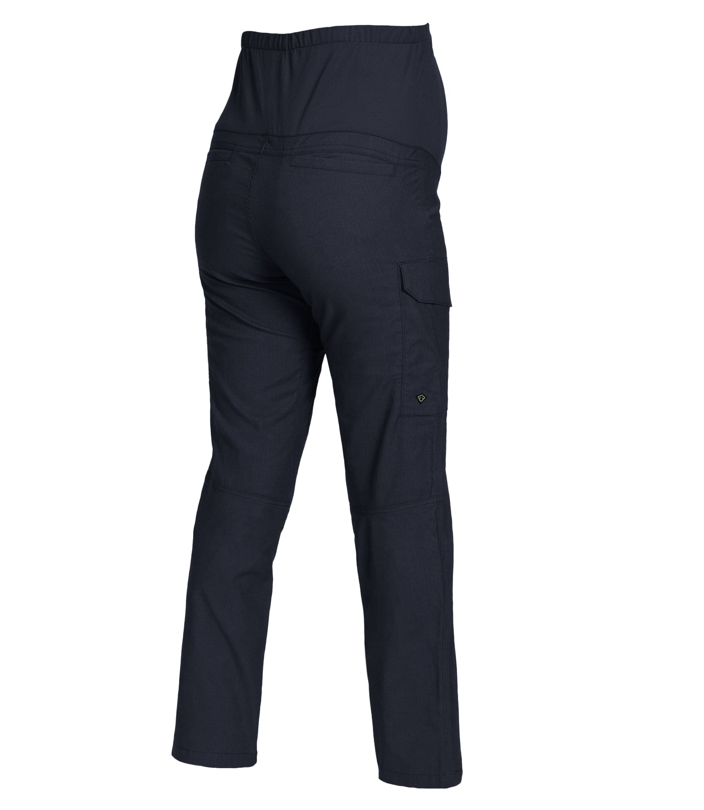 Ghosted Back View of Women's V2 Tactical Maternity Pants in Midnight Navy