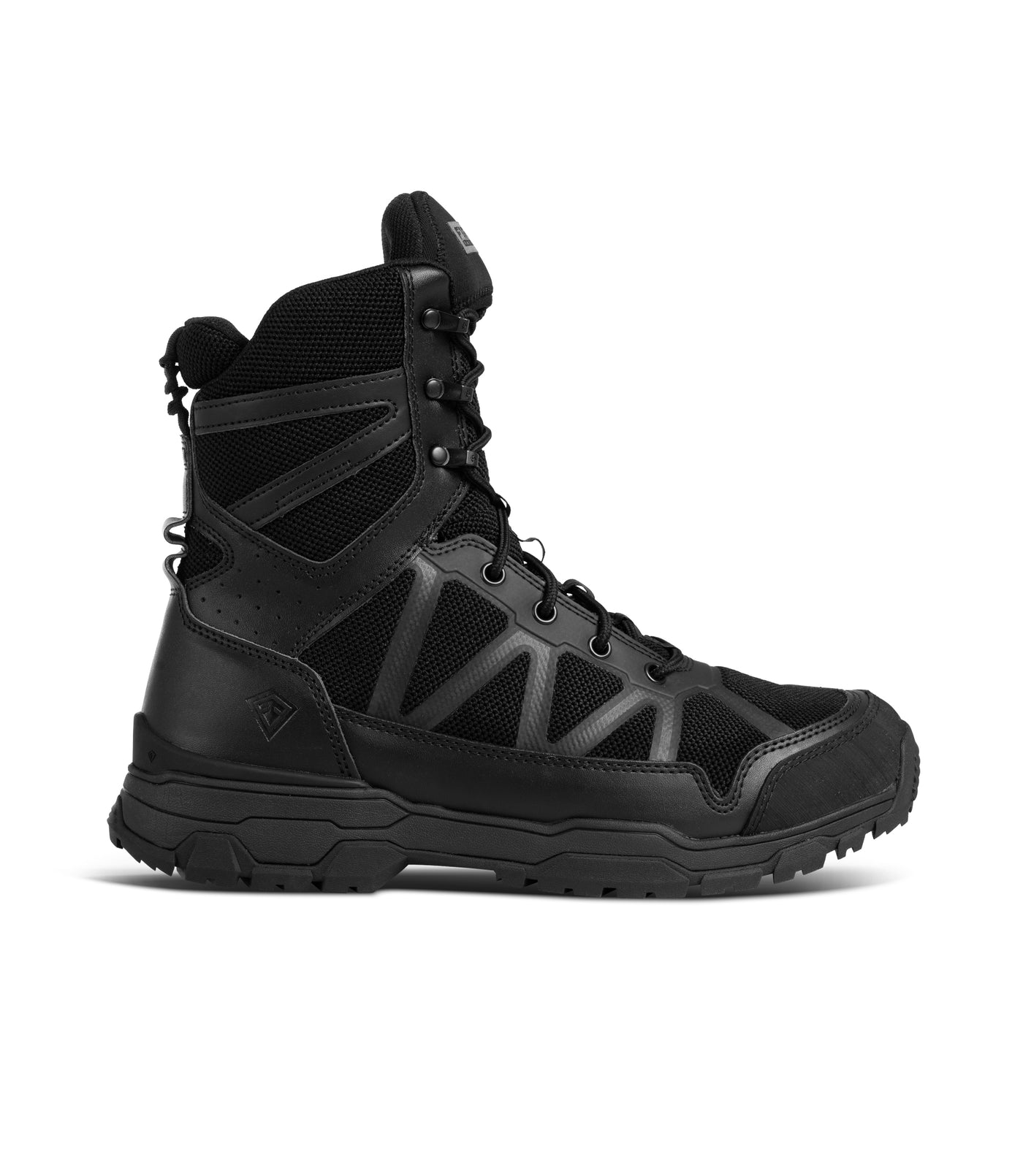 Side of Men's 7" Operator Boot in Black