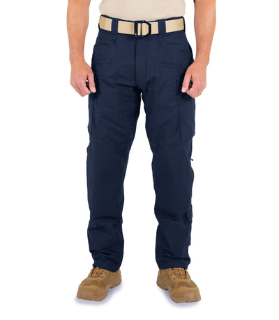 Front of Men's Defender Pants in Midnight Navy