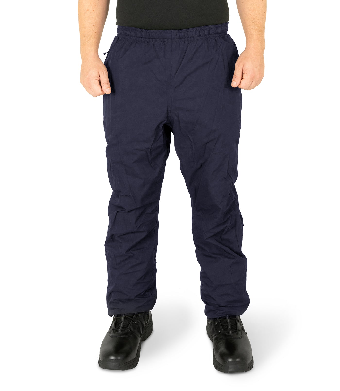 Front of Tactix Rain Pant in Midnight Navy