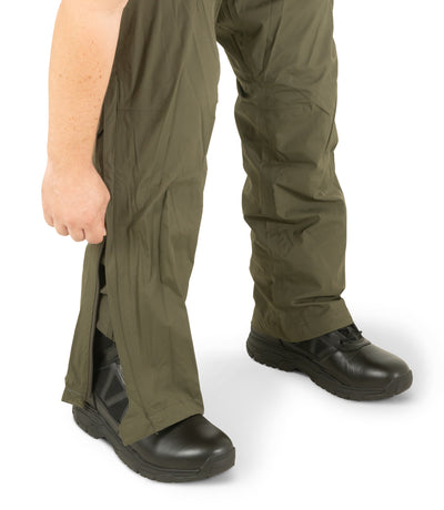 Zipper Leg of Tactix Rain Pant in OD Green