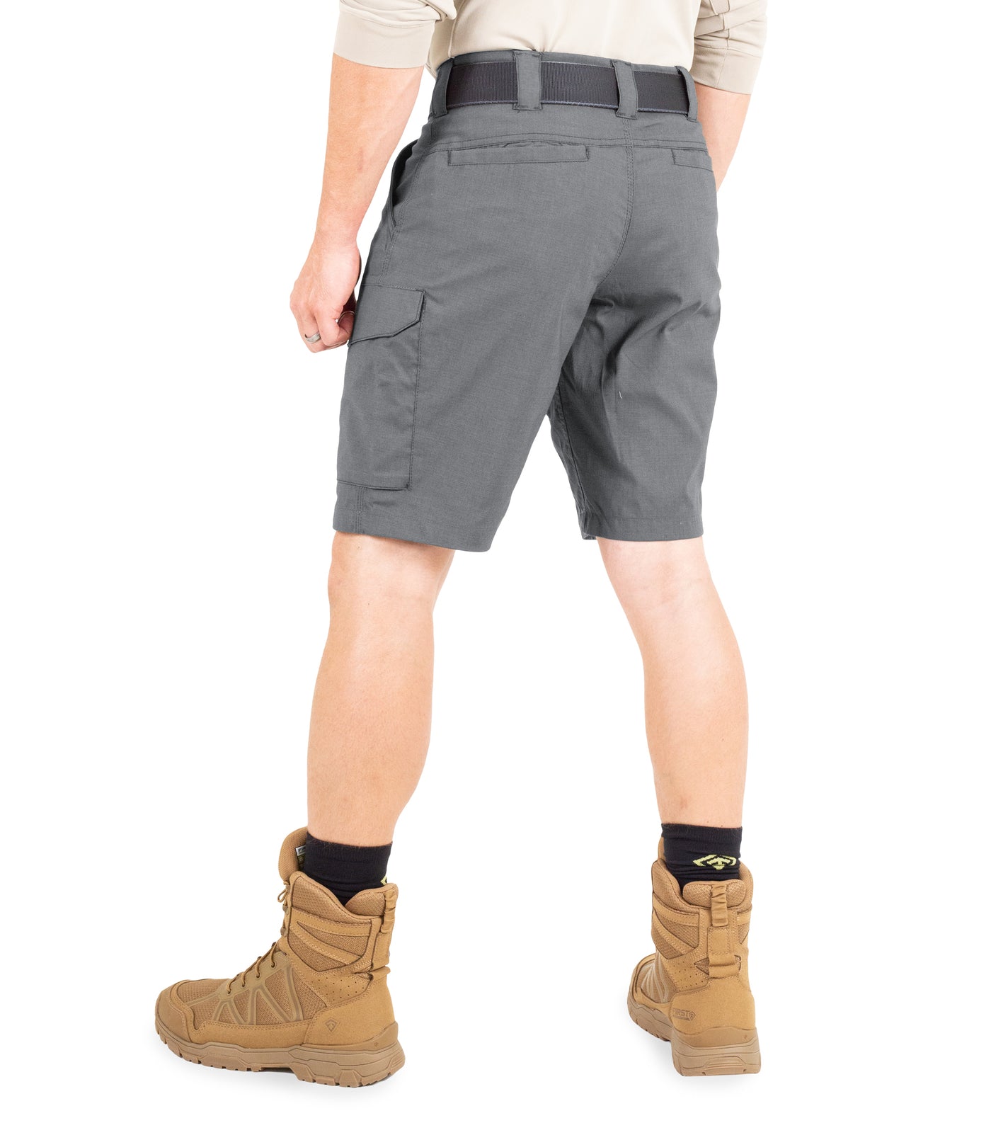 Side of Men's V2 Tactical Short in Wolf Grey