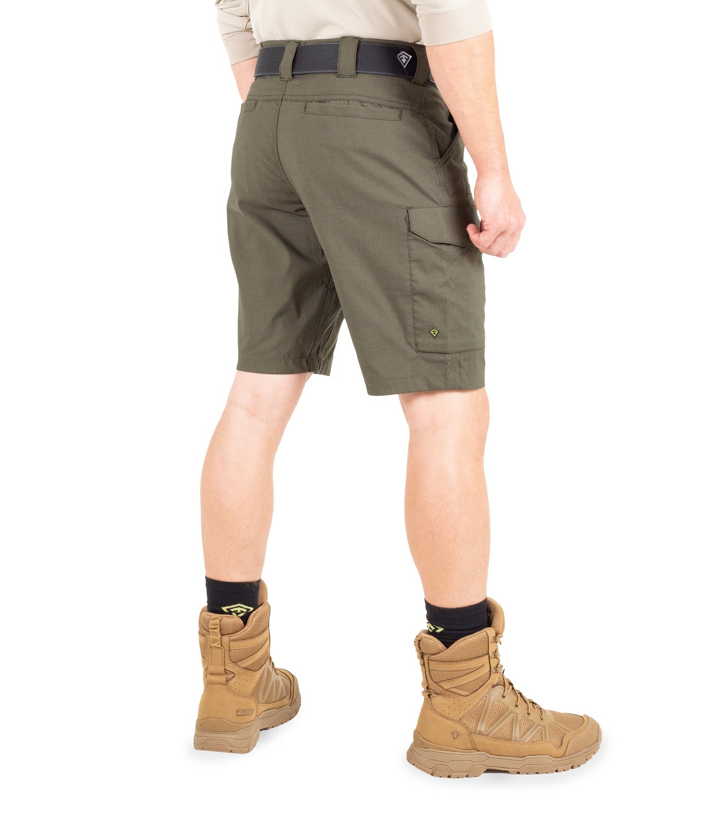 Side of Men's V2 Tactical Short in OD Green