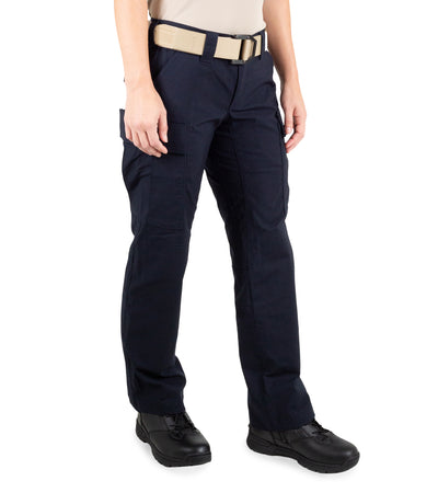 Side of Women's V2 BDU Pant in Midnight Navy