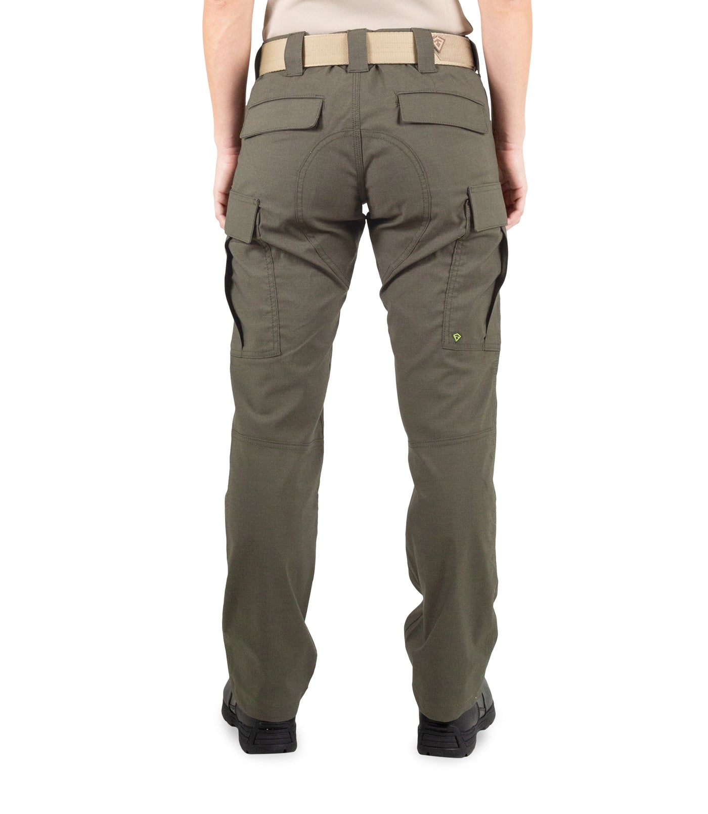 Back of Women's V2 BDU Pant in OD Green