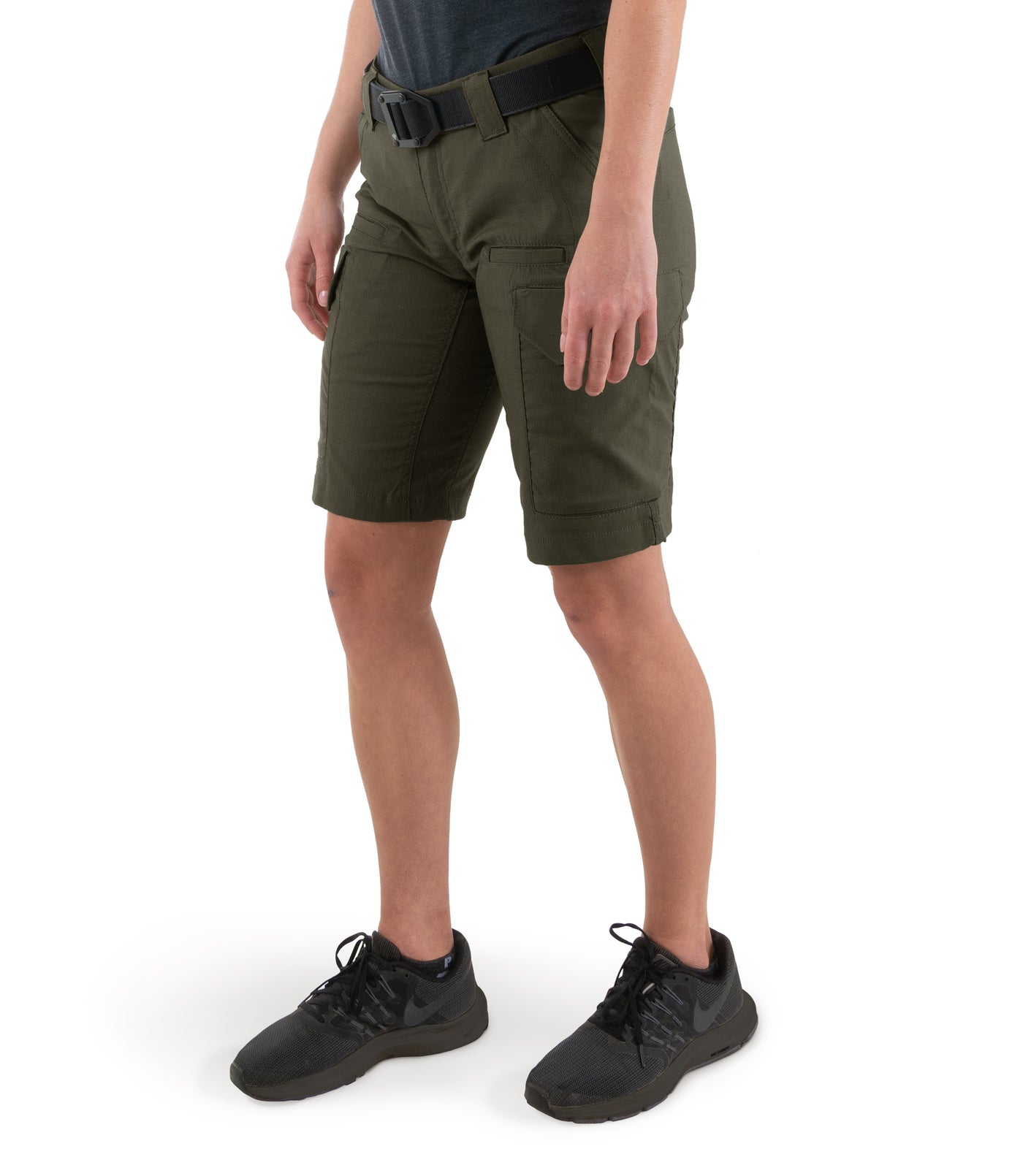 Side of Women's V2 Short in OD Green