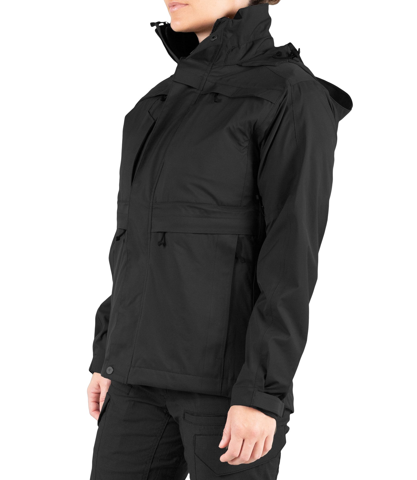 Side of Women’s Tactix System Parka in Black