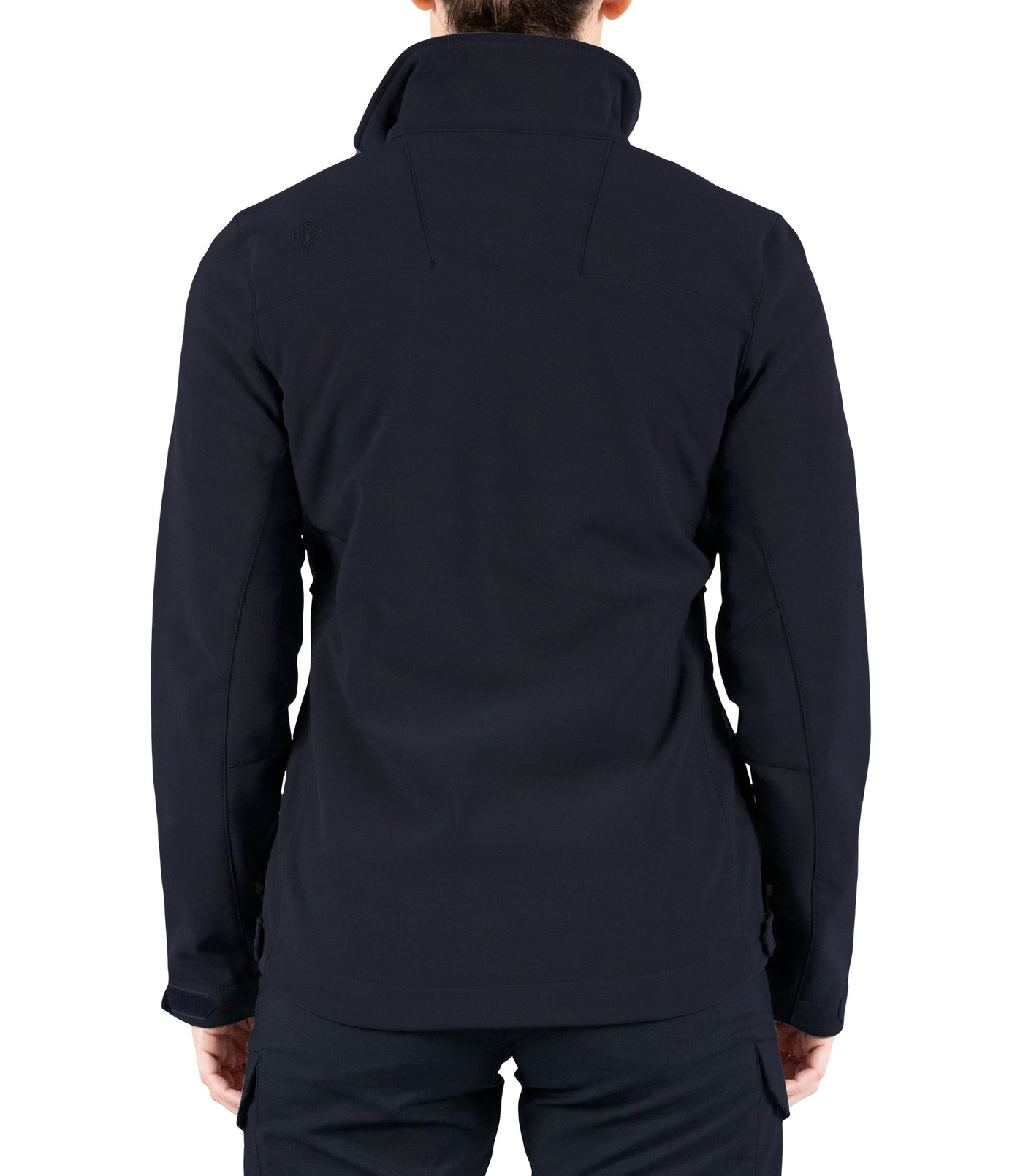 Back of Women’s Tactix Softshell Jacket in Black