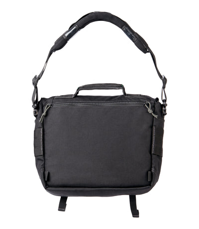 Back of Summit Side Satchel 8L in Black