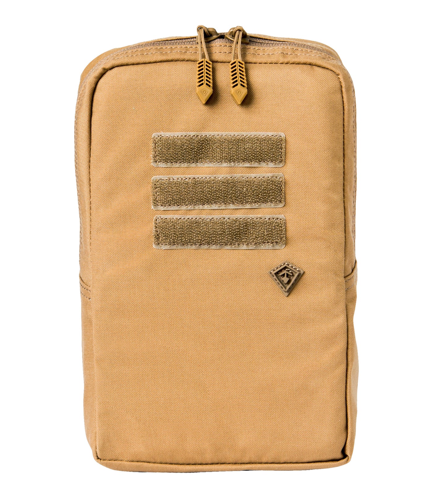 Front of Tactix Series 6x10 Utility Pouch in Coyote