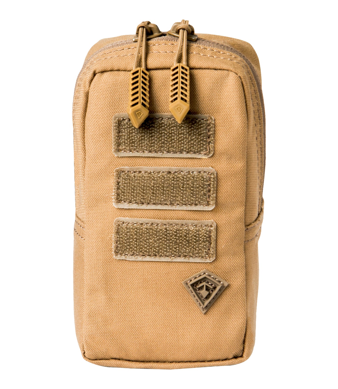 Front of Tactix Series 3x6 Utility Pouch in Coyote