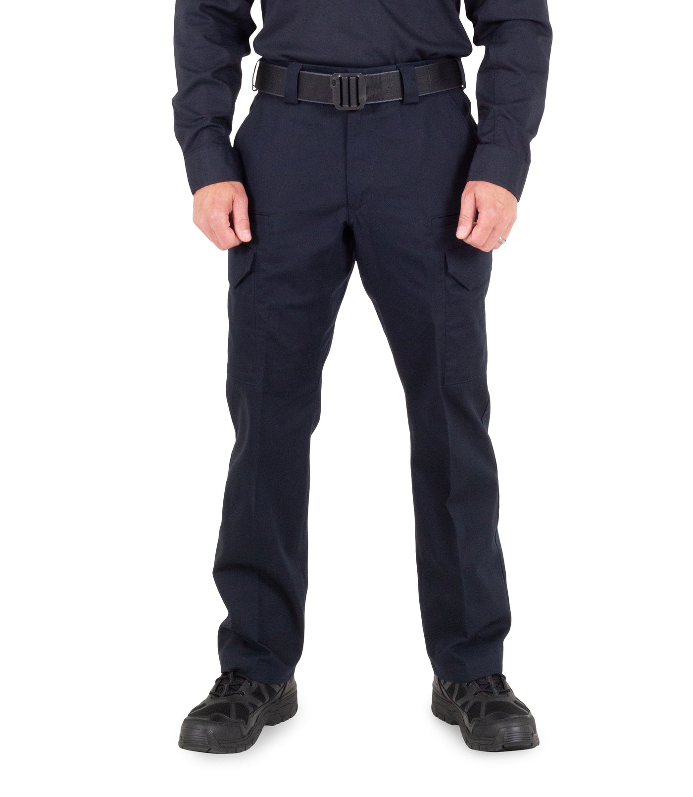 Front of Men's Cotton Cargo Station Pant in Navy